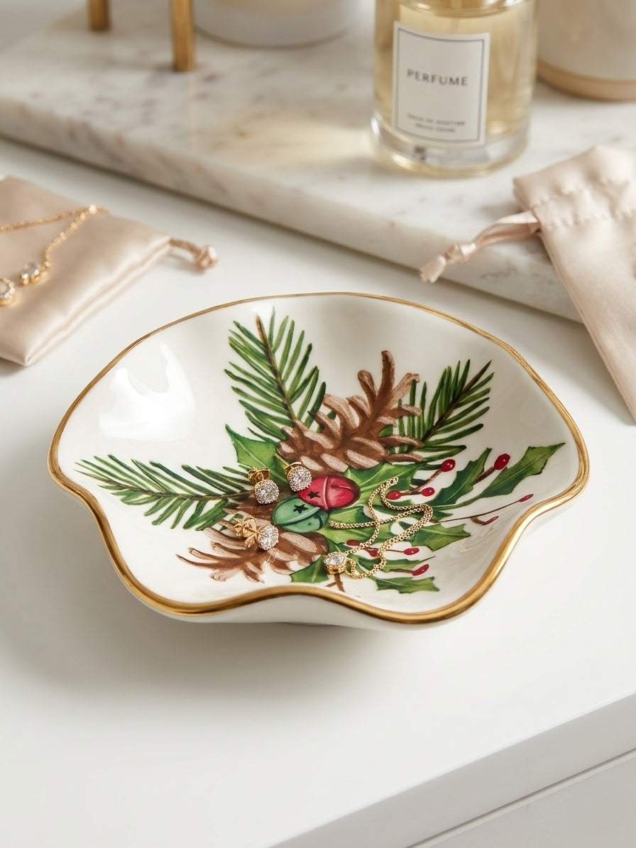 Christmas Jewelry Dish,