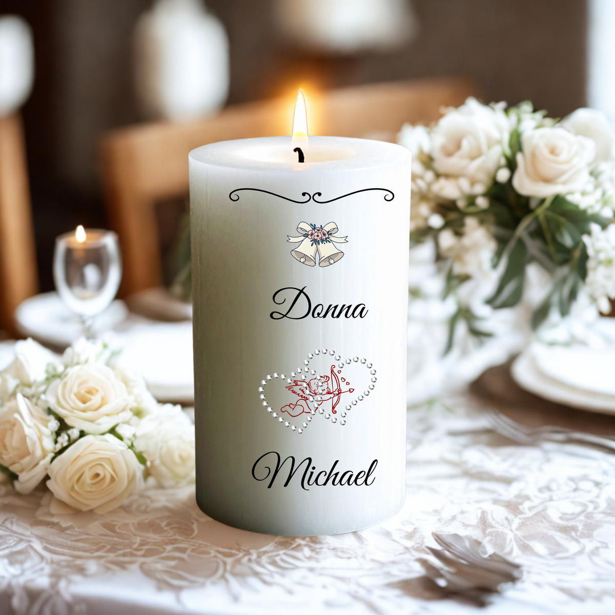 Unity Wedding Anniversary Candle