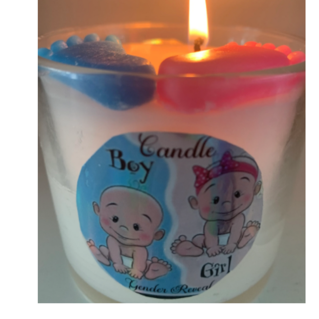 Gender Reveal Candle
