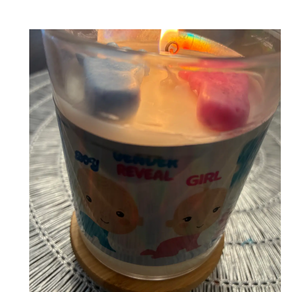 Gender Reveal Candle