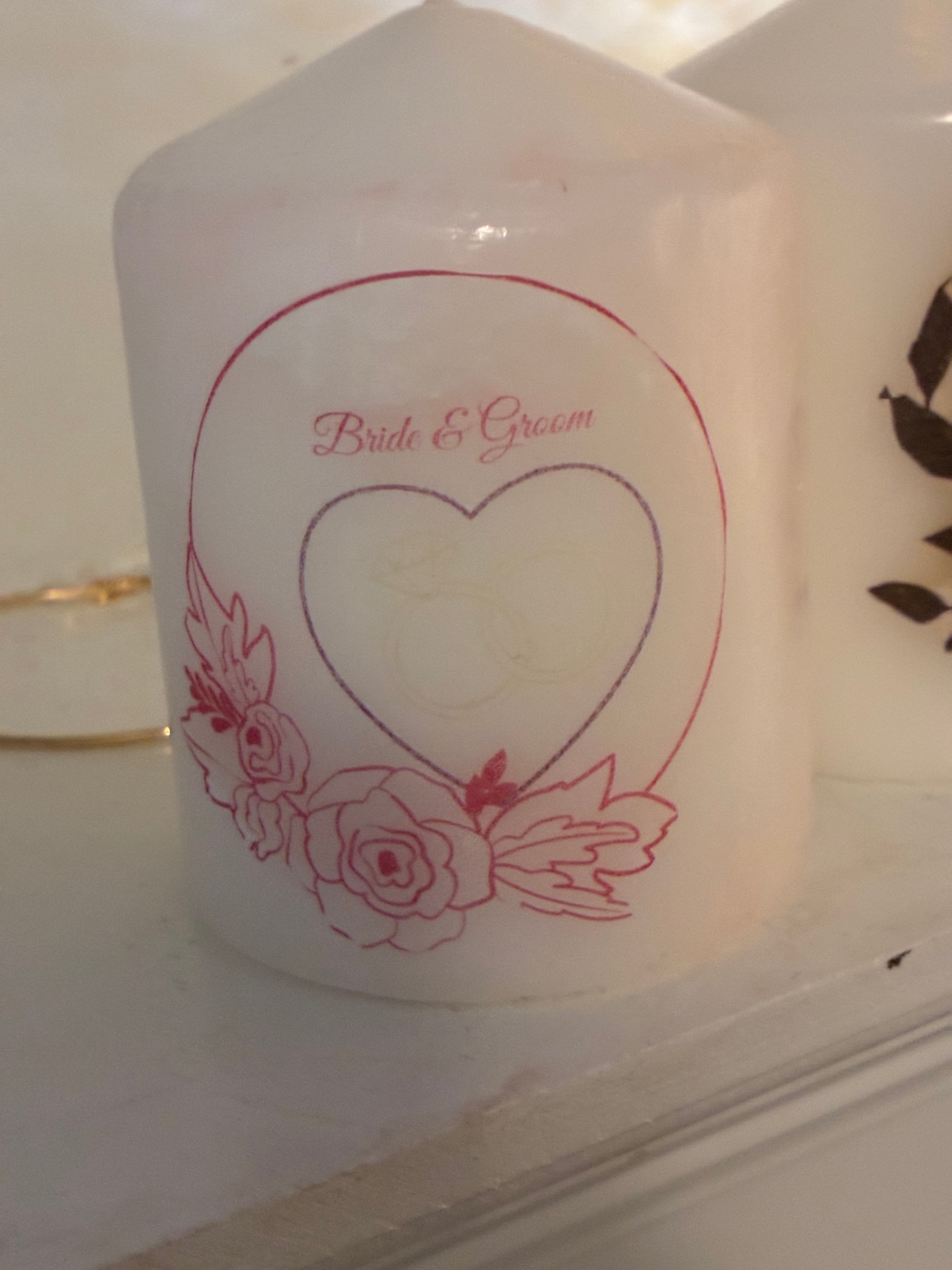 Small Unscented Pillar Candle