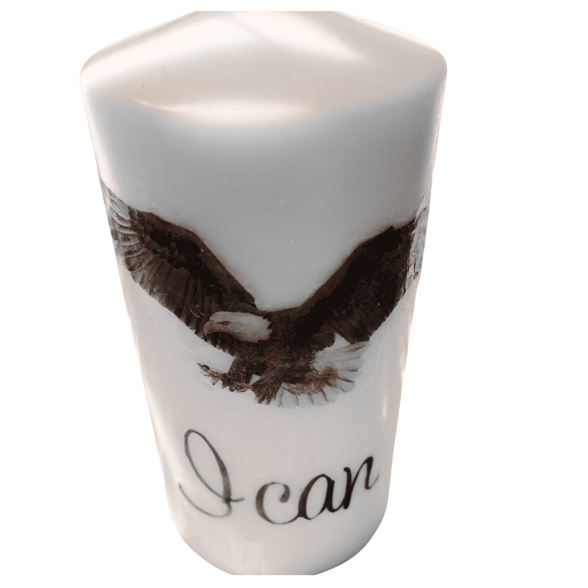 "I Can" Motivational Pillar Candle